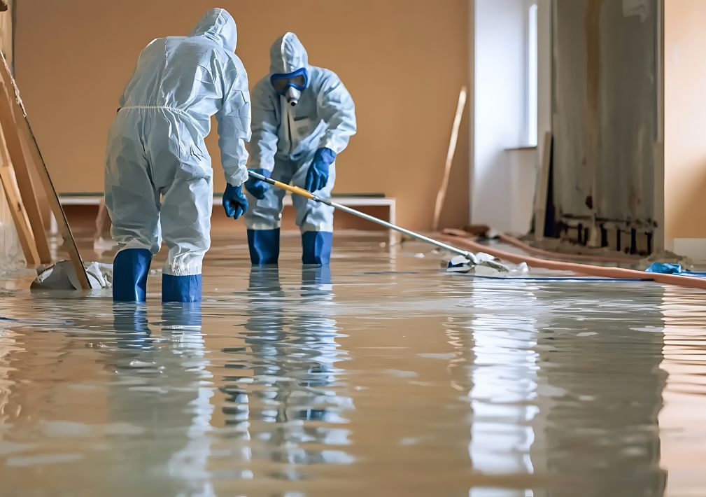 Post-flood and post-leak mold cleanup in Louisiana